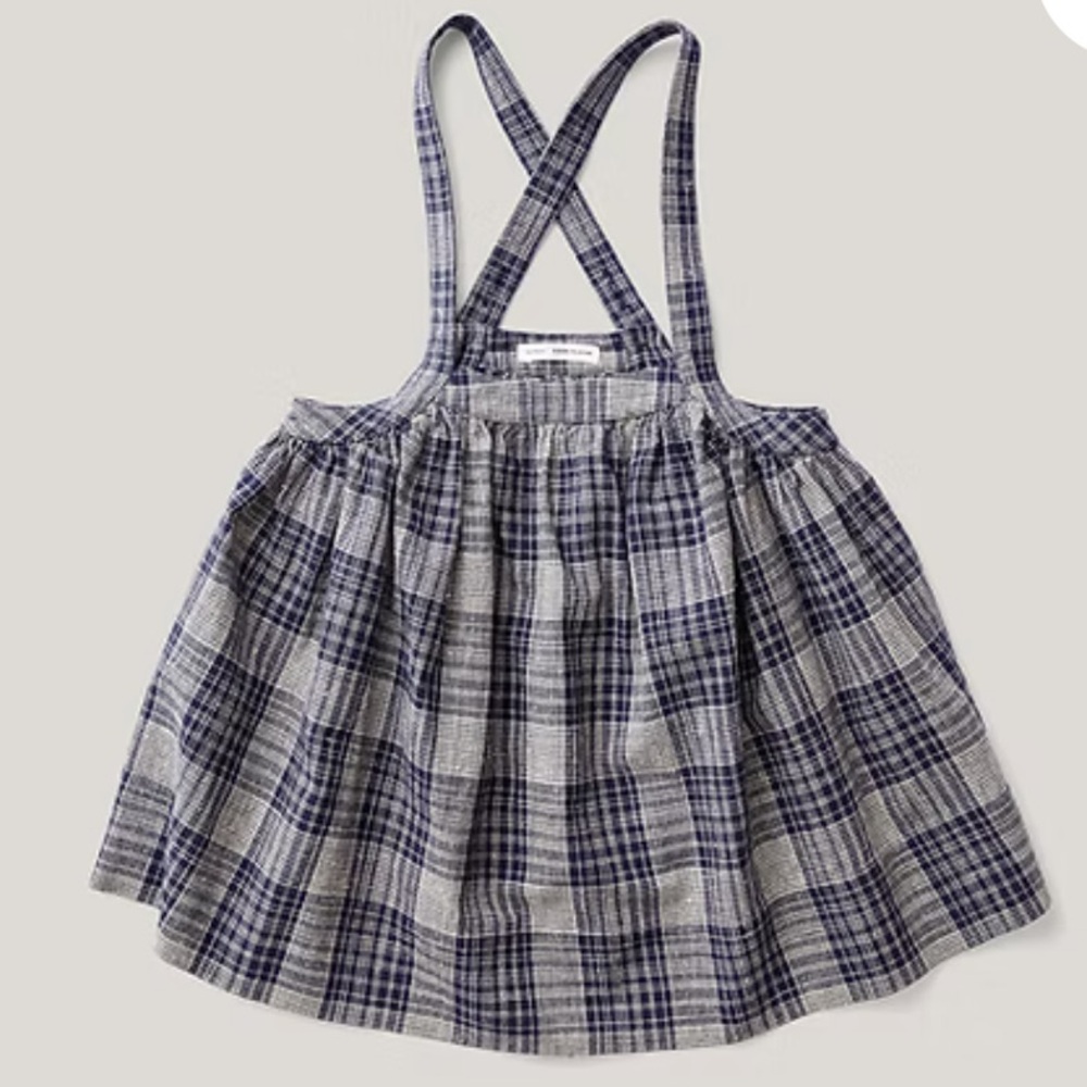 Soor Ploom Eloise Pinafore in vintage plaid